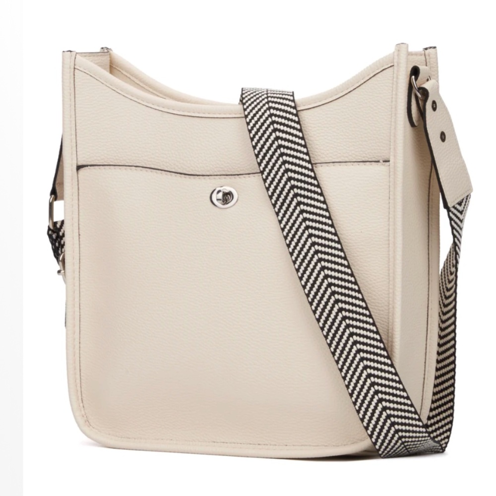 Rae Dunn White Crossbody Bag